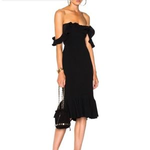 Cinq a sept little black mini dress size 0